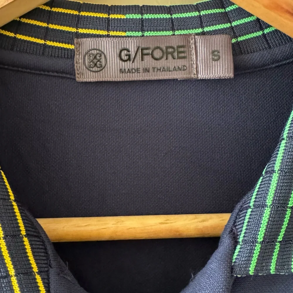 G/FORE Navy Mini Dress with Multicolor Stripes 423 - Picture 5 of 8